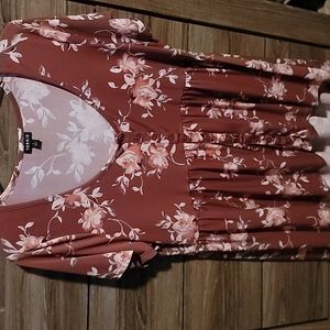 Torrid size 1 floral peplum